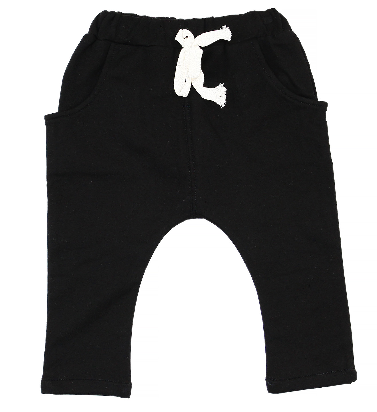 B-8225 Трикотажные штаны (Р-р: 2; Цв.: Черный; Возраст: 6 месяцев; Рост: 68 см; Длина штанины: 20 см)