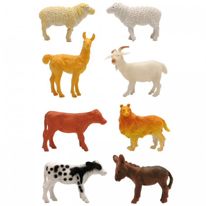 Игровой набор "Домашние животные" с картой обитания внутри (8 шт в наборе) (Zooграфия) 200661672