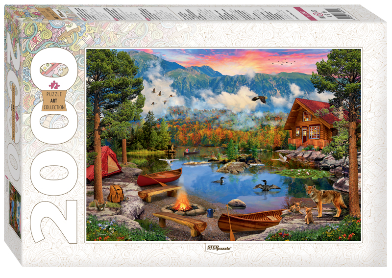 Мозаика "puzzle" 2000 "Горное озеро" 84041