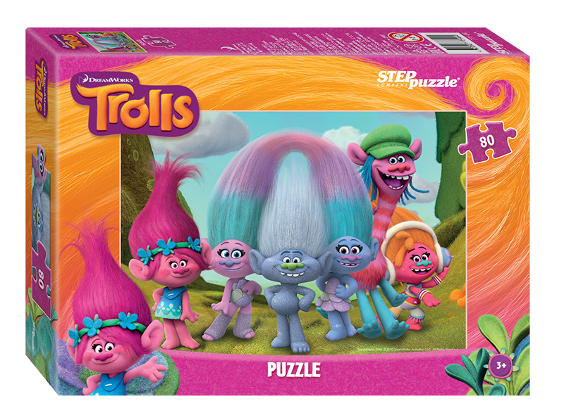 Мозаика "puzzle" 80 "Trolls" (DreamWorks) 77144