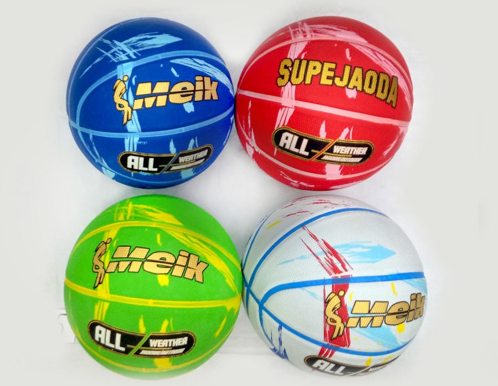 Мяч E27865 баскетбол 600гр, 4 вида /30шт//бл./ E27865