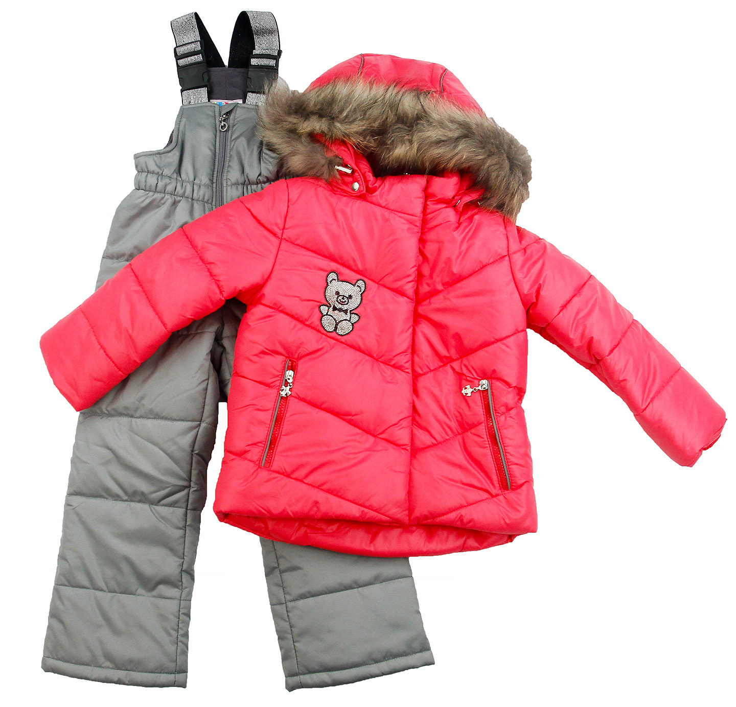 M-306 Комплект куртка+штаны ДД (Р-р:98;Цв.:Розовый;Возраст: ;Рост: )