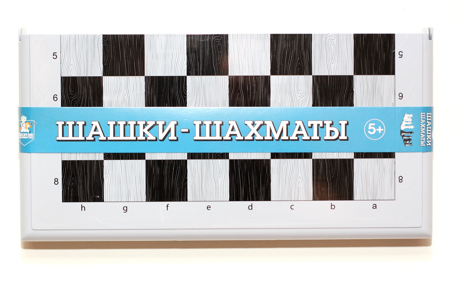 Игра настольная "Шашки-Шахматы" (бол, сер) арт.03895
