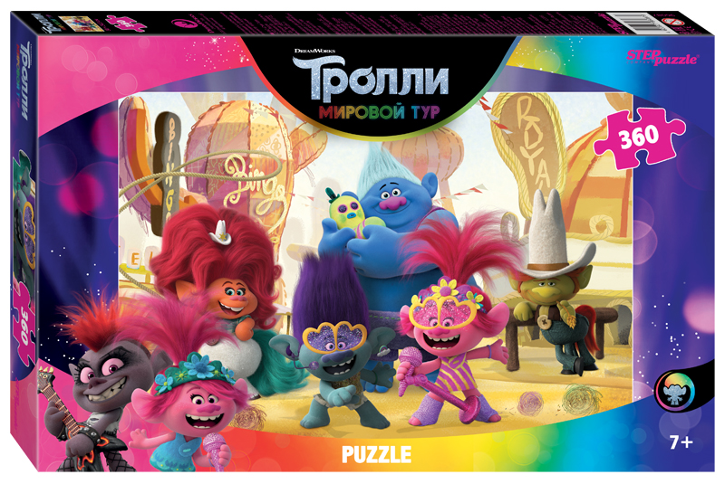 Мозаика "puzzle" 360 "Trolls - 2" (DreamWorks) 96087