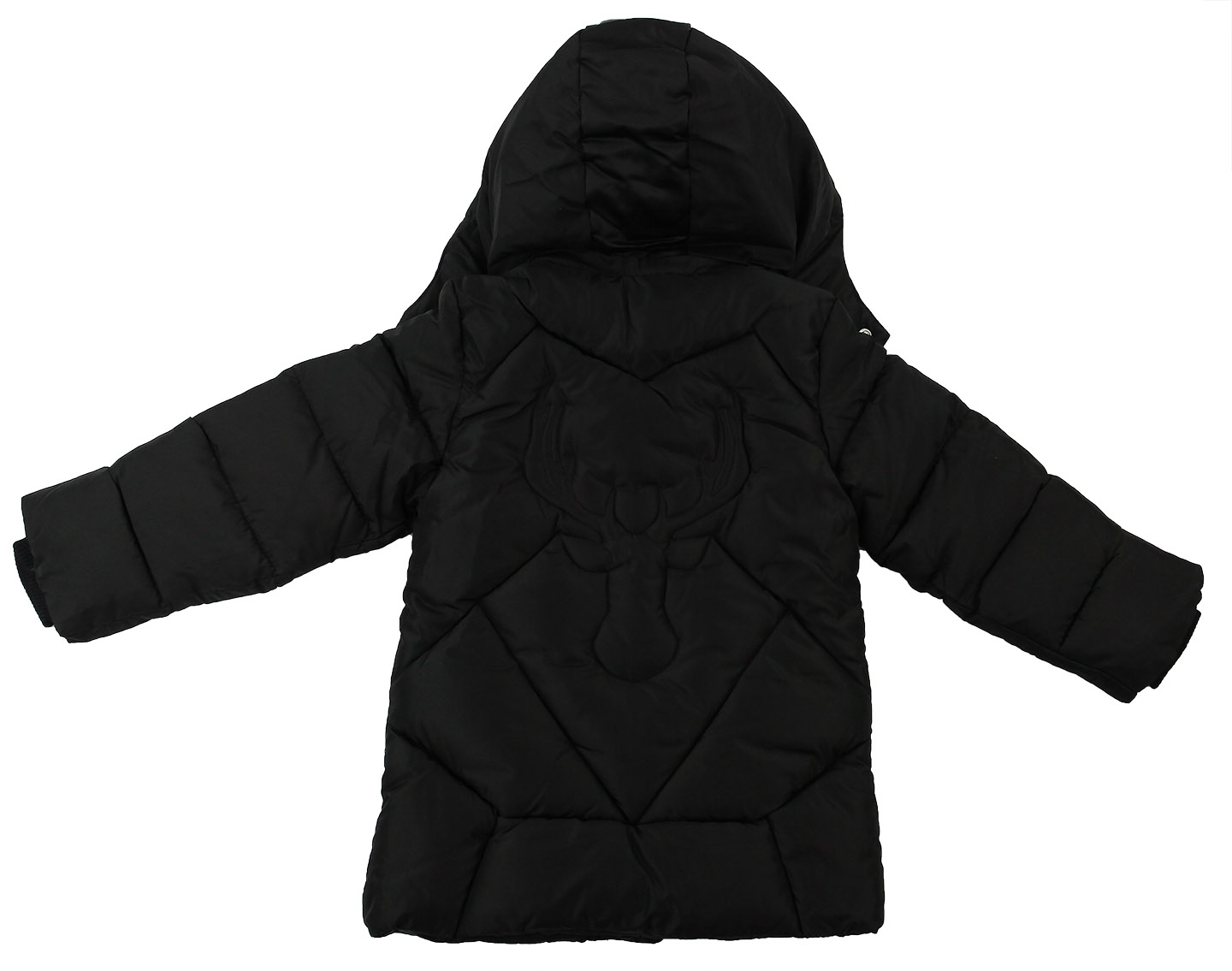 T-1816 Куртка утепленная с капюшоном (Р-р:XL;Цв.:Черный;Возраст: ;Рост: )