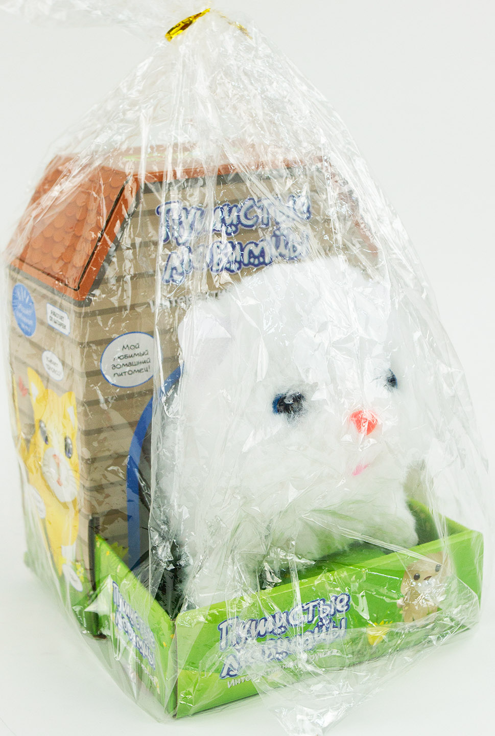 Интерактивная игрушка Mioshi Active "Весёлый котик" (19x9x13 см, подвиж., звук, белый) MAC0601-109