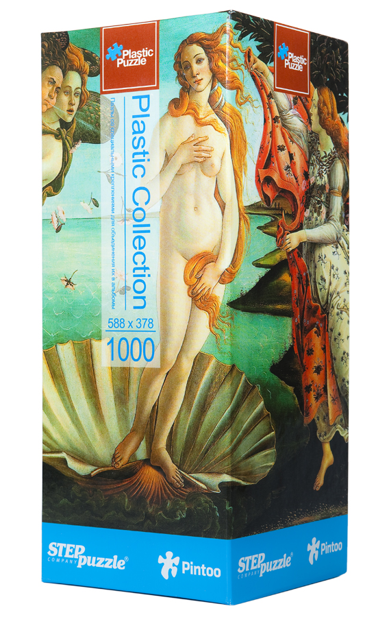 1000 "Сандро Боттичелли Рождение Венеры"( Пластиковый пазл )