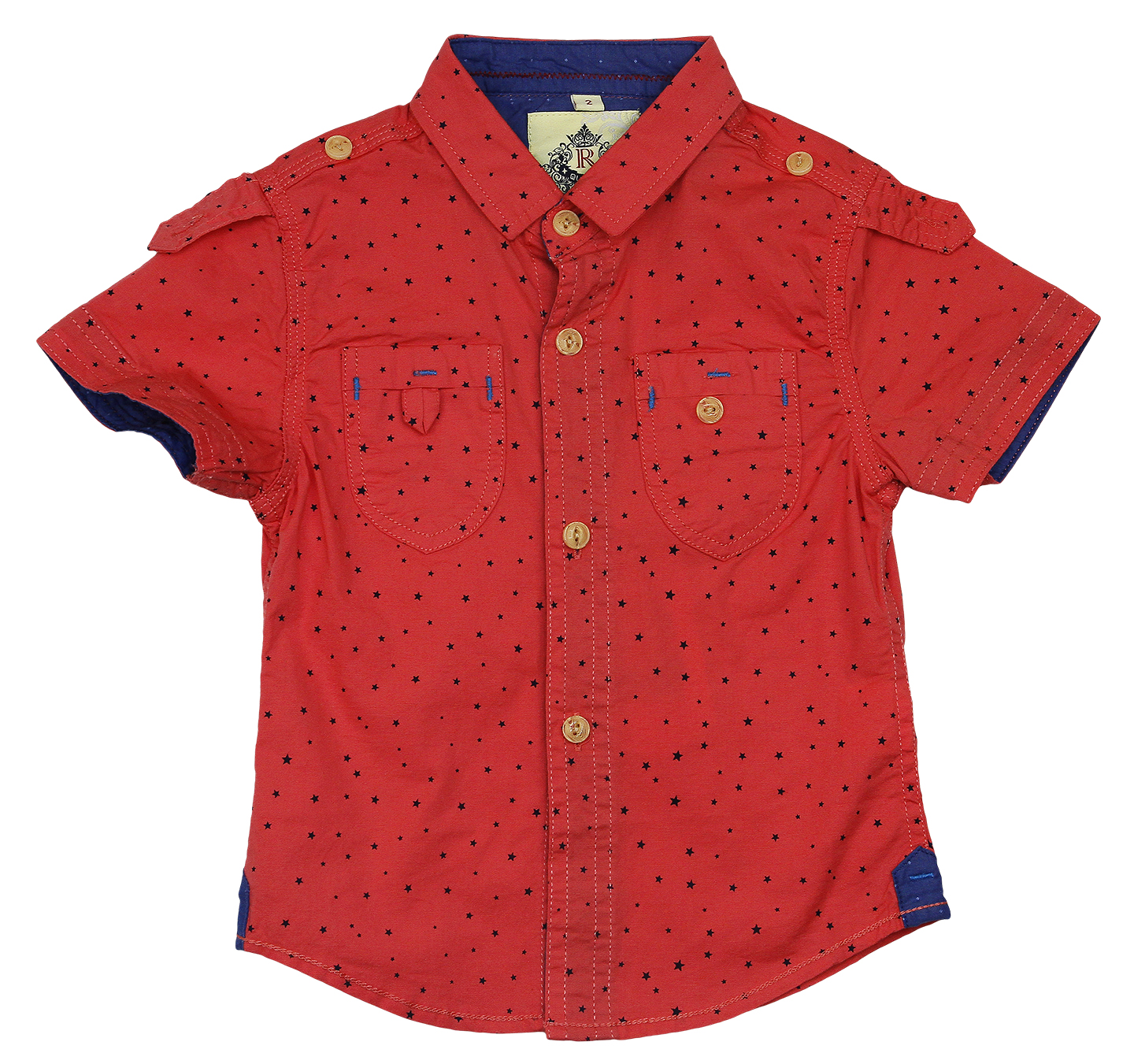 280054B Рубашка с коротким рукавом (Р-р: 2; Цв.: Розовый; Возраст: 3 года; Рост: 98 см)