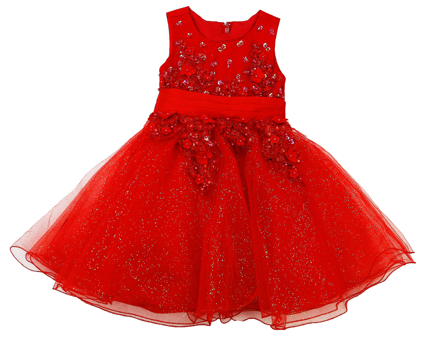 950A. Платье нарядное (Р-р:3;Цв.:Красный;Возраст: ;Рост: )