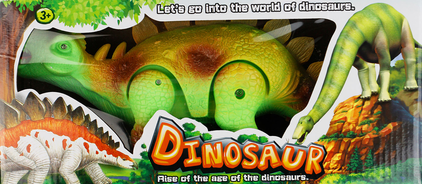 Игрушка "Динозавр", свет/звук, подвижные части,  на бат. 100948999, 33*8*15