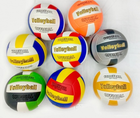 Мяч E27862 волейбол 270гр, 8 видов /60шт//бл./ E27862