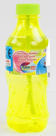 Мыльные пузыри Бутылочка 250мл(3 цв.в асс.) 802 5*5*16