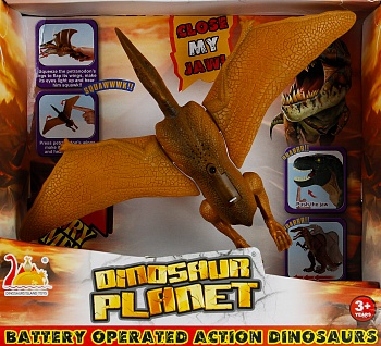 Игрушка "Динозавр", свет/звук, подвижные части, на бат. 100888305, 32х9,5х29